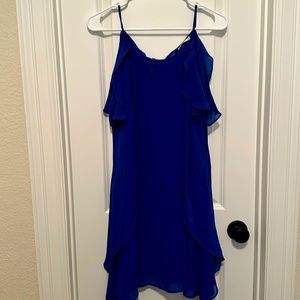 Flowy cobalt blue dress size medium
